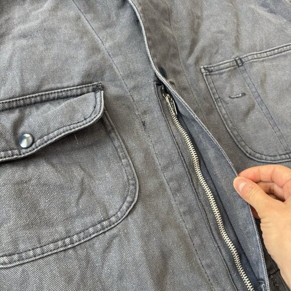 Vtg Champion Mens Coveralls Mechanic Jumpsuit Blue Grey Size 44x32 Workwear RARE - Picture 5 of 16
